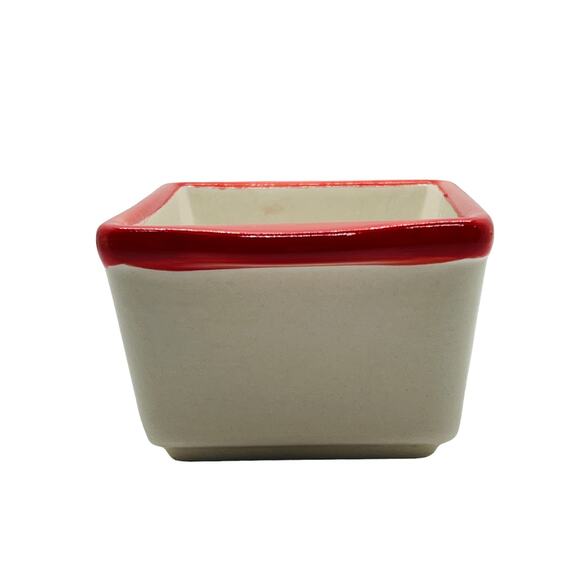 AC Moore Merry Christmas Small Ceramic Casserole Baker Nostalgic Holiday Kitchen - Picture 6 of 12